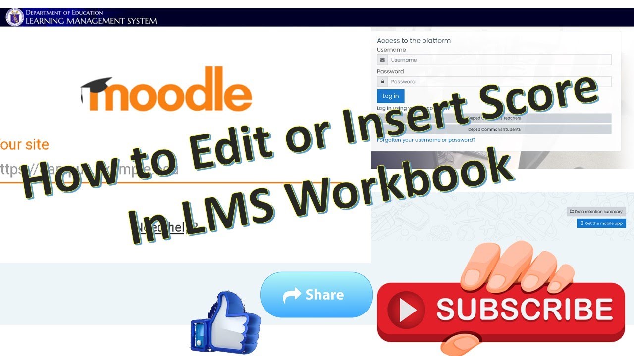 HOW TO EDIT or INSERT SCORE IN LMS - YouTube