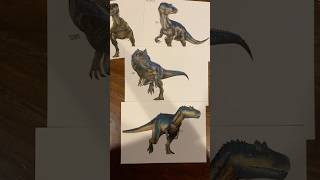 Drawing The Allosaurus From Juric World Chaos Theory