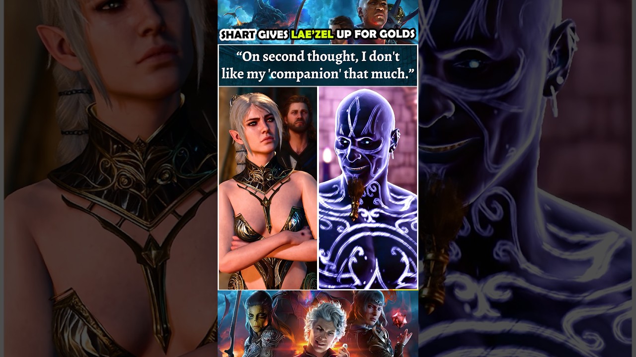 What if Shadowheart trades Lae'zel for golds? | Baldur's Gate 3