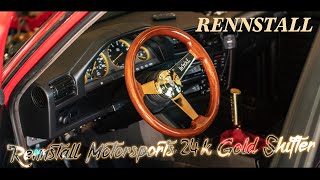 Rennstall Type 1 24k Gold Shift Knob  Unboxing/Review/Install 4k