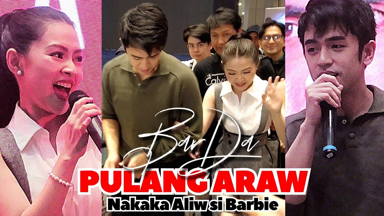 BarDa Pulang Araw | Napaka KULIT ni Barbie Forteza & David Licauco sa Pulang Araw Mall Show