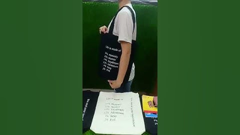 Túi vải tote đeo vai đựng đồ đi học đi chơi đi làm Life phong cách Hàn Quốc siêu đẹp