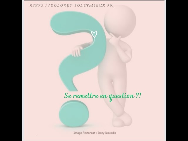 Se remettre en question