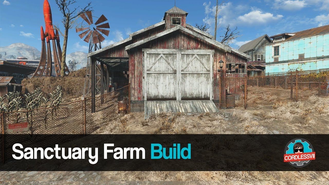 Fallout 4 | Sanctuary Farm Build