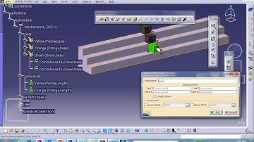 Knowledge Three blocks Racing, Catia Mechanism Design, Nader G Zamani