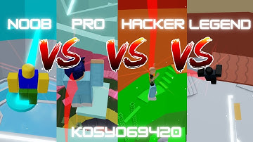 Tower Of Hell - Noob VS Pro VS Hacker VS Legend