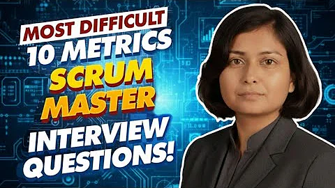 10 Metrics scrum master interview questions and answers ⭐ Agile Project Manager interview questions
