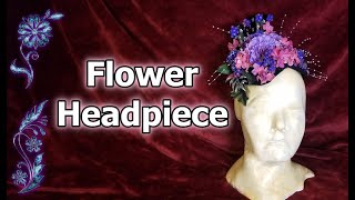 Upcycle Paper Towel Tubes & Silk Flowers for a Vintage Styled Headpiece