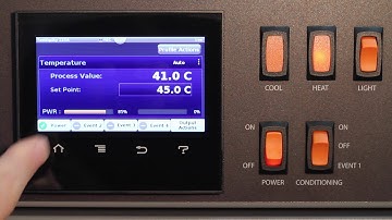 How to enter a Set Point on the F4T Touch Screen Controller: TestEquity Chambers