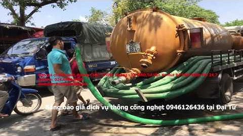 Thông tắc cống tại Hoàng Mai | hút bể phốt giá rẻ tại Hoàng Mai