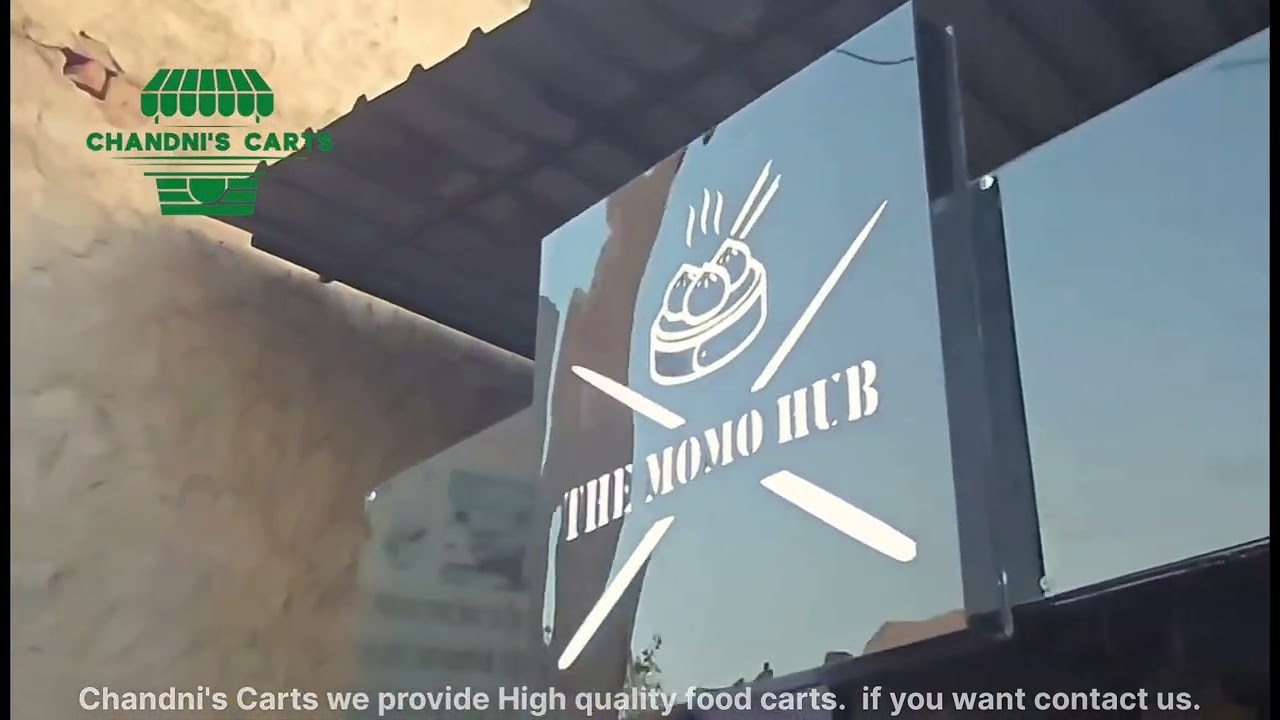 “New Black Food Cart 🖤 | Strong, Stylish & Modern Design | Chandni’s Carts 
