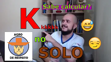Como fazer cálculo de potássio?