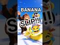 Banana On Ice 🍌🐵🐧| #shorts #funny
