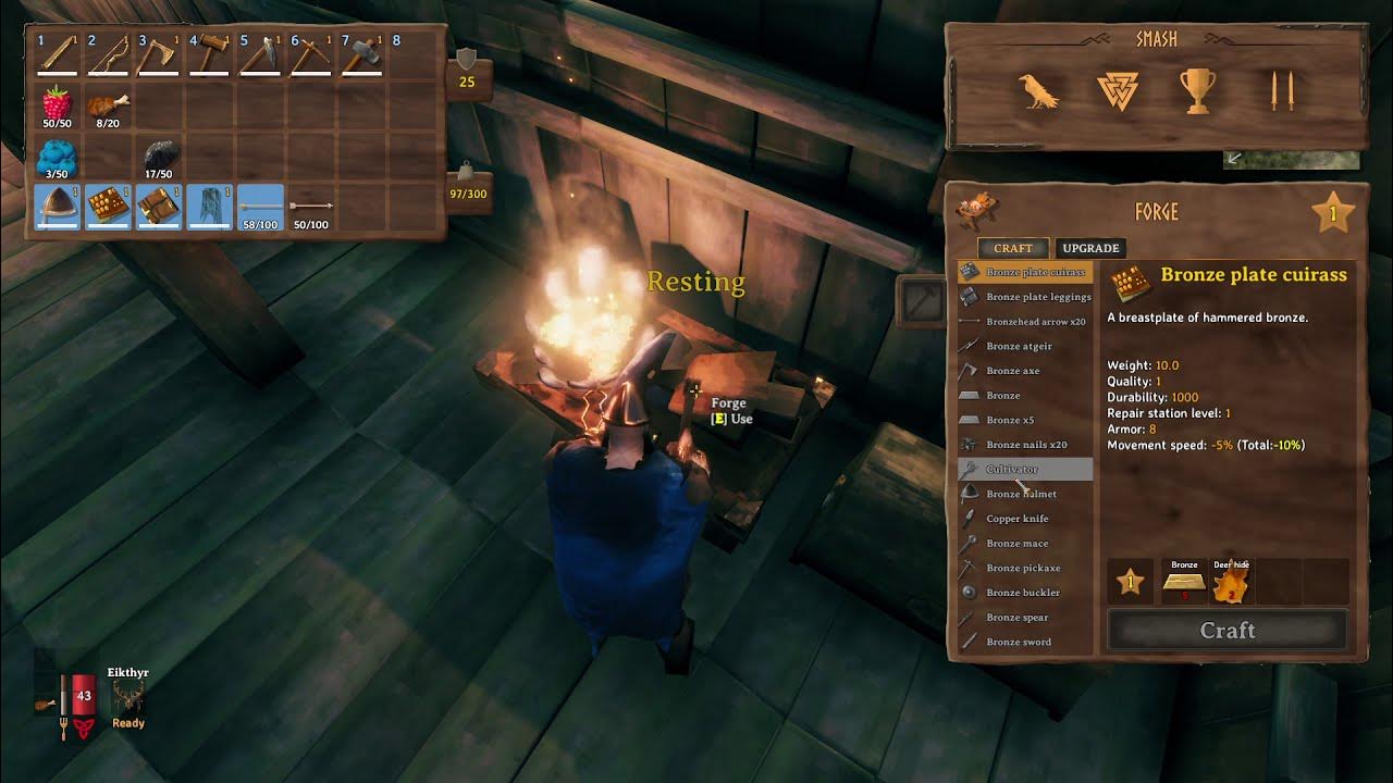 Valheim How To Craft A Cultivator YouTube