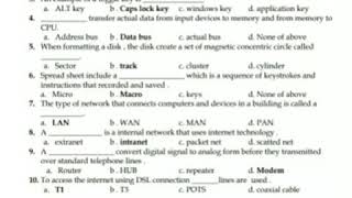 Computer studies part 1 mcqs.10 year solved past paers