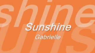 Gabrielle - Sunshine chords