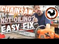 Chainsaw not oiling, check this first. Easy fix.