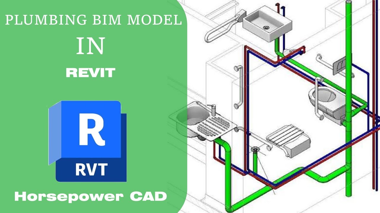 Plumbing BIM Model In Revit @horsepowercad - YouTube