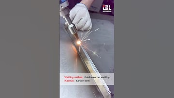 碳钢外角焊接🚀 Perfect Corner Welding on Carbon Steel | Handheld Laser Welder in Action #machine #cnc#laser