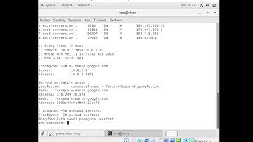 Tugas 1 Administrasi server , No 9 user nim ganti password user 