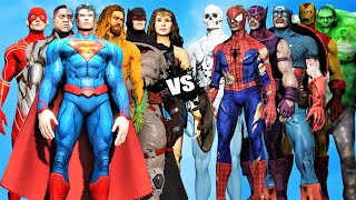 The AVENGERS ZOMBIE Vs JUSTICE LEAGUE - Epic Battle