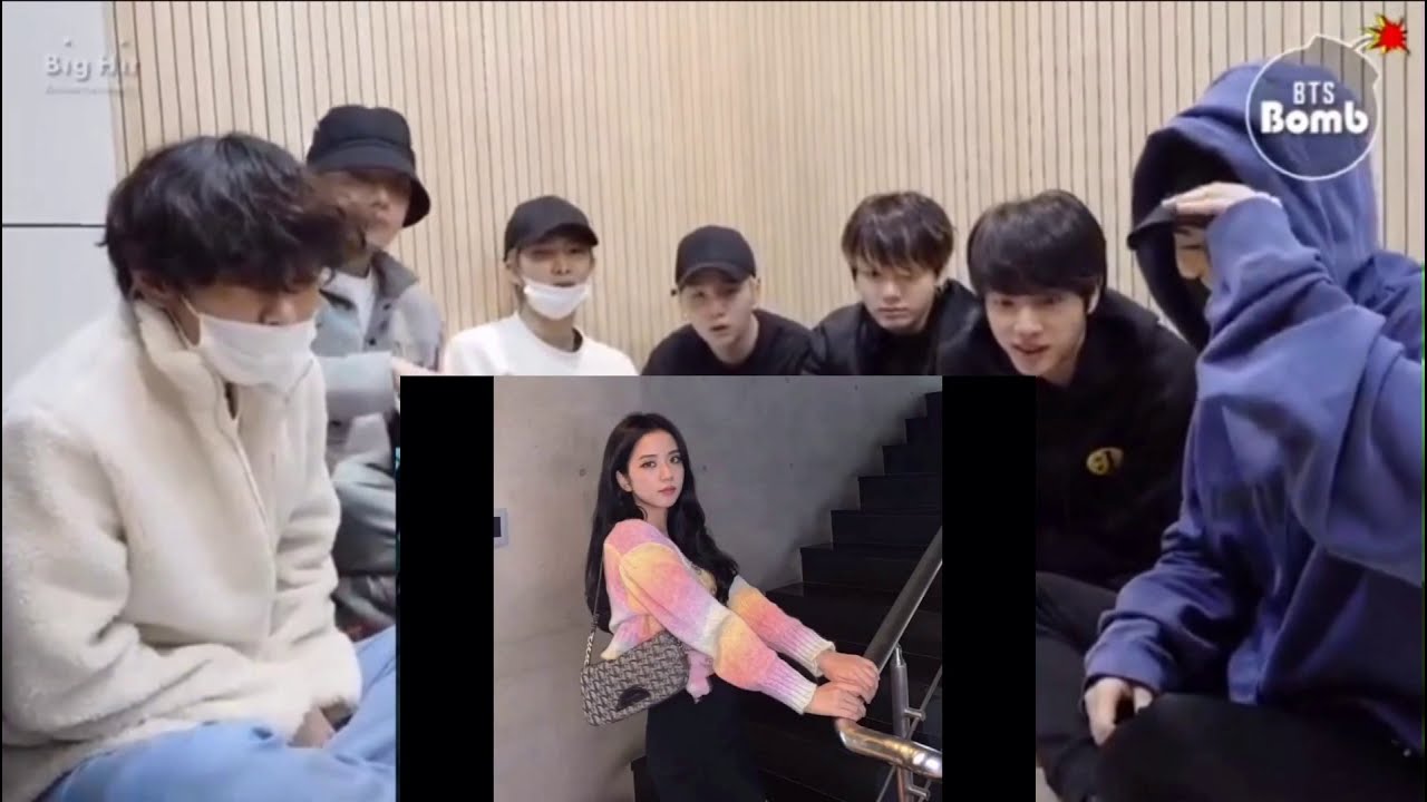 Bts reaction to blackpink jisoo beautiful photo 👑