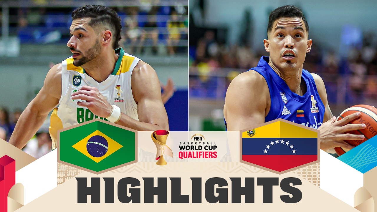Brazil 🇧🇷 v Venezuela 🇻🇪 | Highlights | FIBA Basketball World Cup 2027 Americas Qualifiers