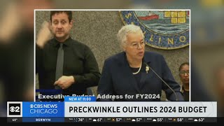 Cook County Board President Toni Preckwinkle outlines 2024 budget plan