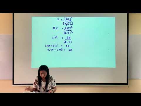 สมดุลเคมี | แบบฝึกหัด-ค่าคงที่สมดุล(มีในปลายภาค) | EP.8/10
