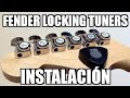 Fender locking tuners instalación, tutorial - Dave Prado