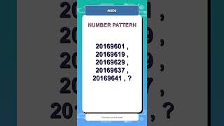 Number Pattern Challenge #0696 | Find the Missing Number Fast