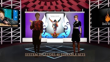 NAB Show 2014 Virtual Studio demo (Virtuoso 3500) Entertainment News Set 13