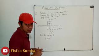 contoh soal no 1. hitung Gaya normal