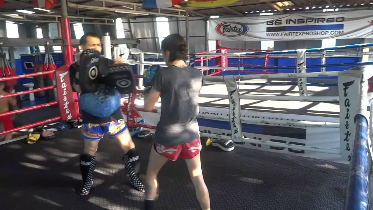 Padwork with Daeng at Lanna Muay Thai with Commentary