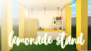 Lemonade Stand Speedbuild I Bloxburg