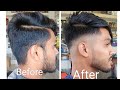 hair cutting ✂️ two side fade zero hair styles and L size trimmed shave beard styles full video.