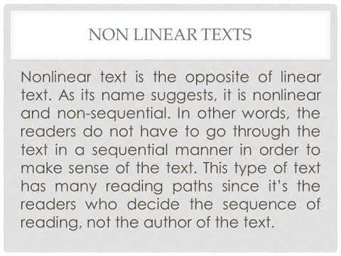 Difference Between Linear and Nonlinear Text2 1 - YouTube