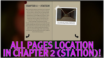 ALL PAGES LOCATION IN CHAPTER 2 *STATION* BOOK 1! (ROBLOX PIGGY)