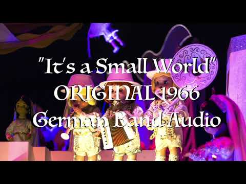 "It's a Small World" ORIGINAL German Band Audio