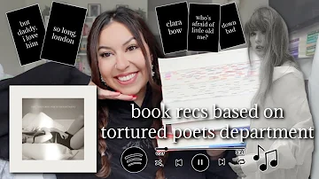 book recs based on songs from the tortured poets department! 📖🪶🕯️📜🤍