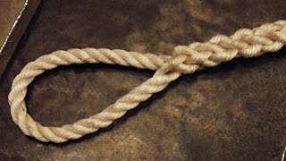 "Easy To Follow" - How To Tie An Eye Splice In 3 Strand Rope screenshot 2