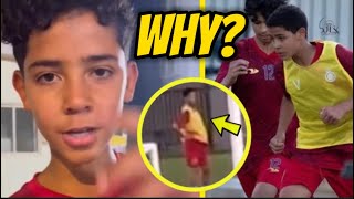 RONALDO’S SON HAS BEEN SEPARATED FROM HIS TEAM? 😳 *QUESTIONS*