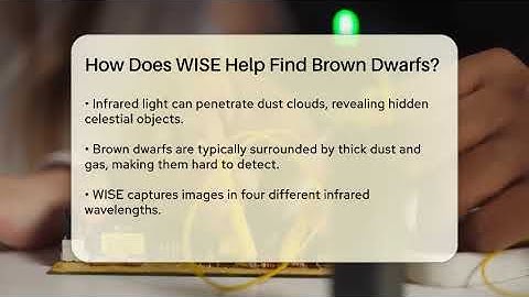How Does WISE Help Find Brown Dwarfs? - Physics Frontier