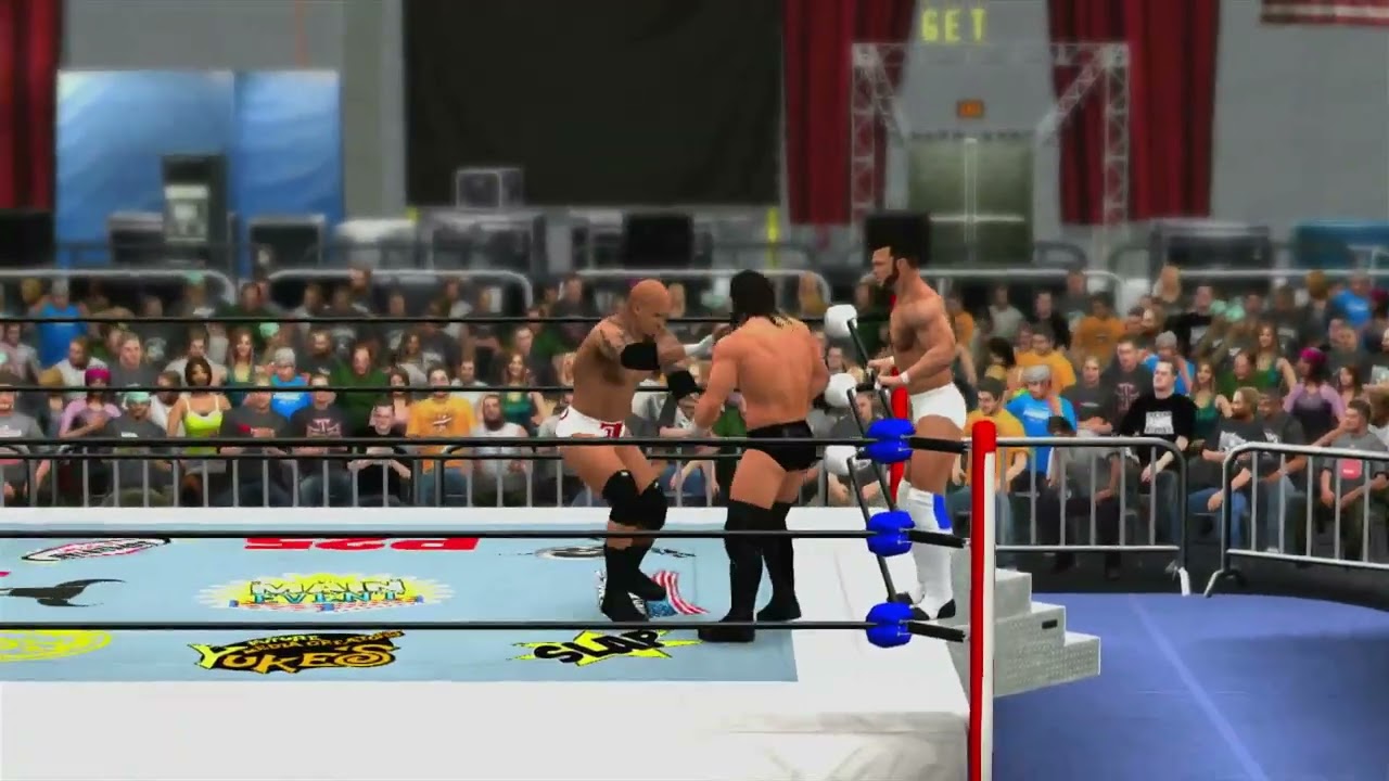 WWE 2K15 - Prince Devitt & Pac vs Travis Tomko & Giant Bernard: NJPW 2006
