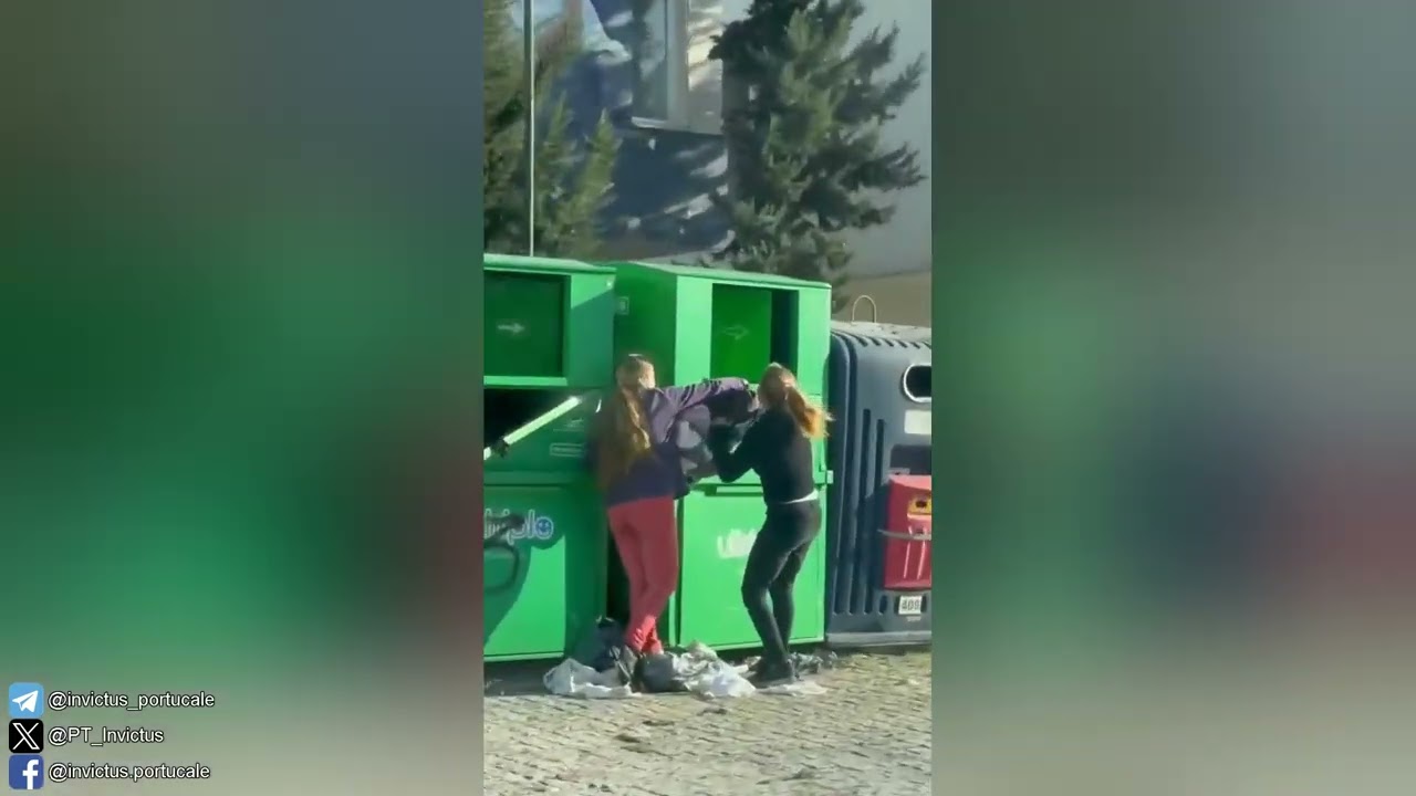 Ciganas roubam roupas doadas para vender na feira