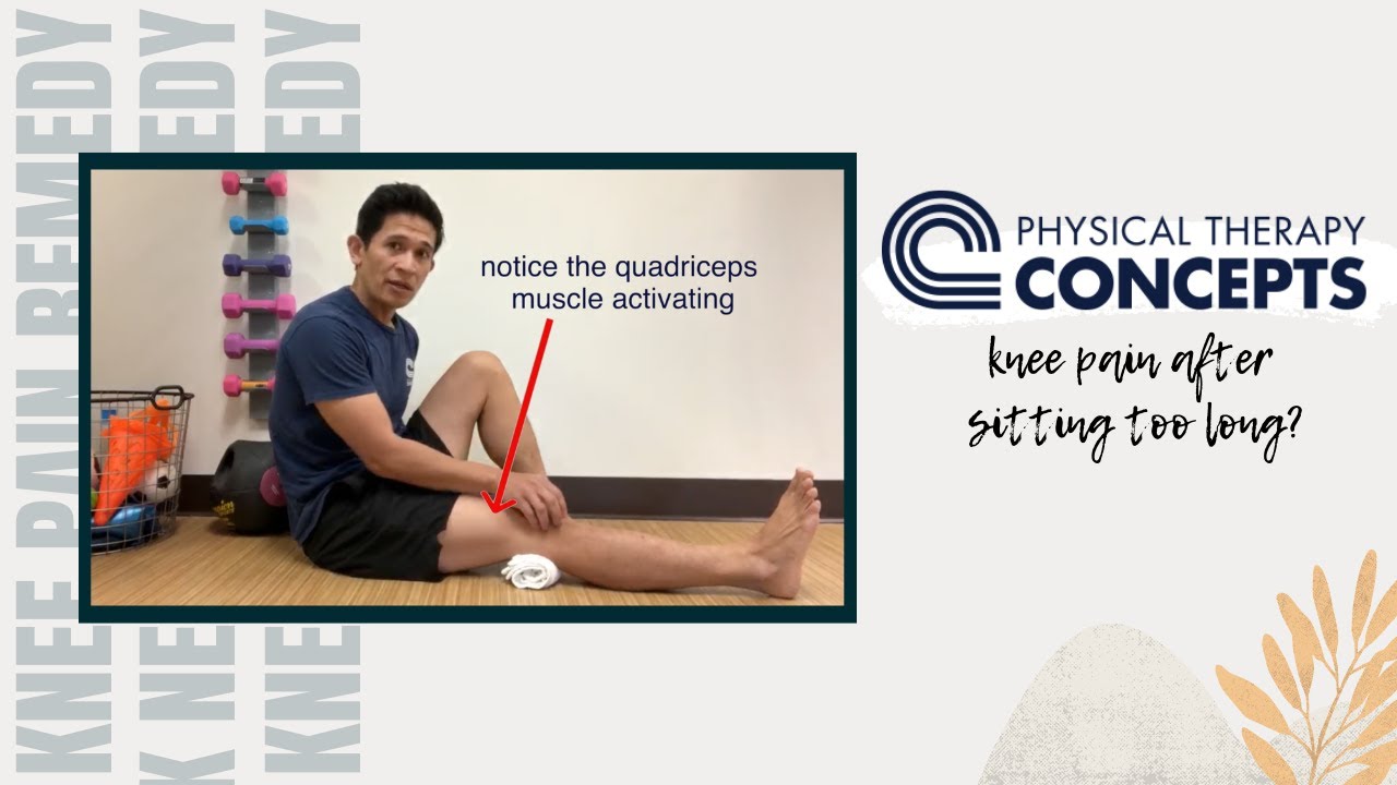 Knee Pain Exercise After Sitting Too Long YouTube