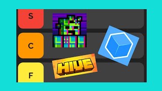 Minecraft Bedrock Featured Server Tierlist