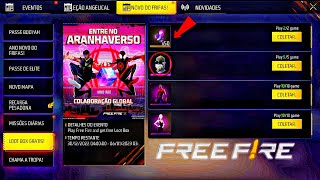 AMANHÃ!! ESCOLHA A SKIN DA PARCERIA, BARBINHA DE VOLTA? 50 FRAGMENTOS GRÁTIS, ANGELICAL - FREE FIRE