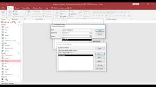 Access (Topic 9) = Creating a Switchboard using Access