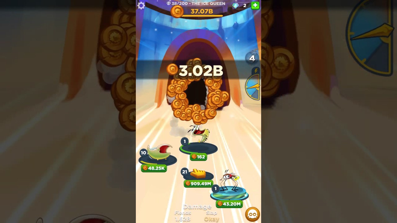 Best Fiends Forever The Ice Queen all levels Walkthrough gameplay